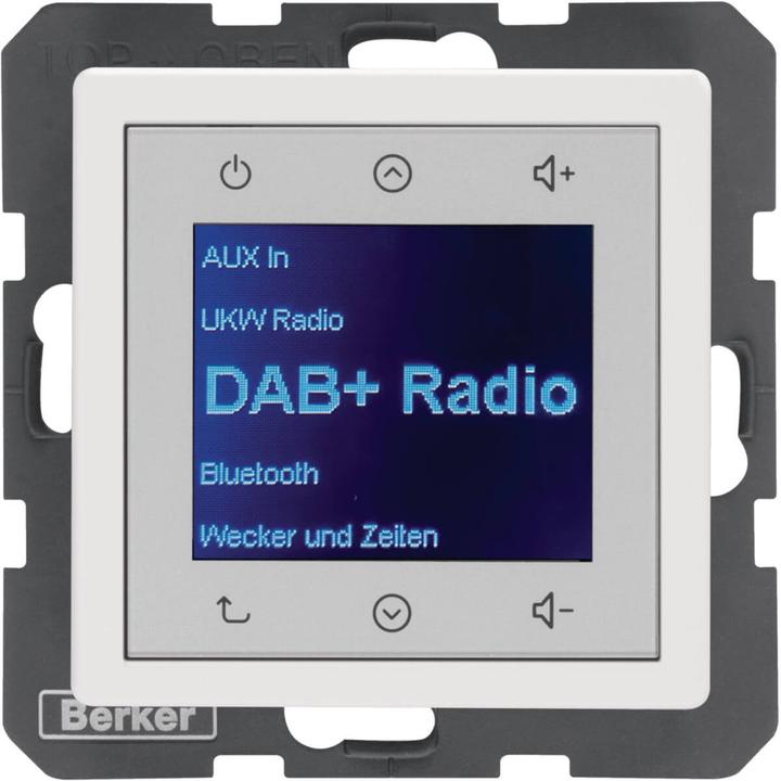 Actual product image Berker BERK Radio Touch (DAB, Bluetooth)