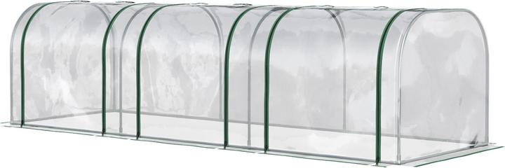 Immagine prodotto Outsunny Serra a film con 3 porte a rullo