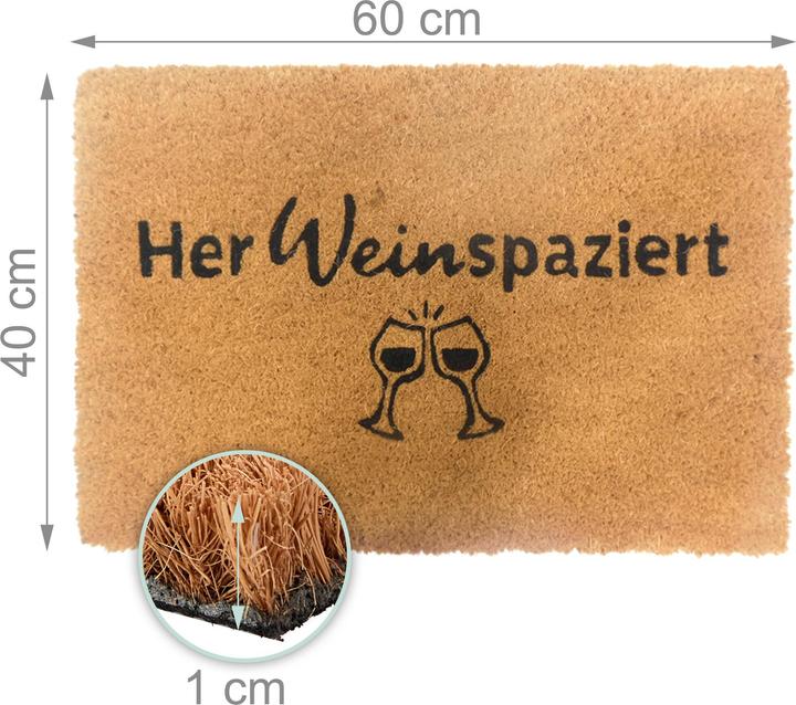 Immagine prodotto Relaxdays zerbino (40 x 60 cm)