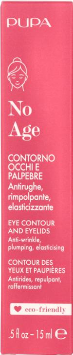 Image du produit Pupa Milano No Age Eye Contour And Eyelid Cream (Crème pour les yeux, 15 ml)
