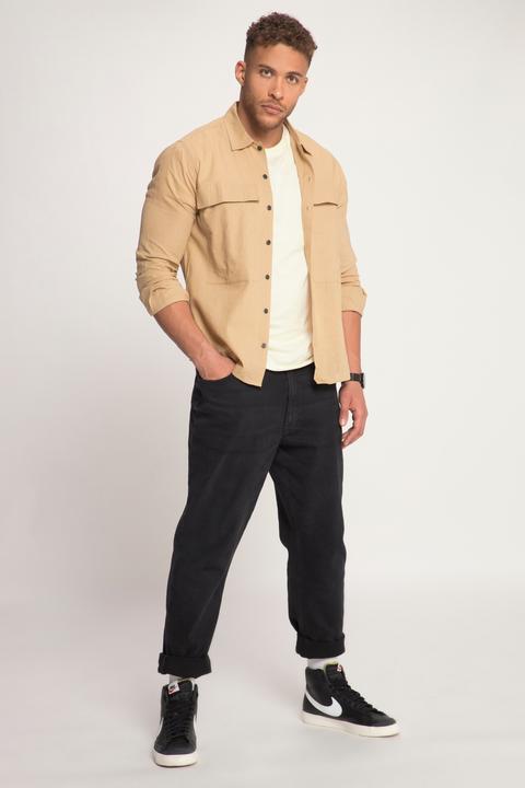 Immagine prodotto Sthuge Hemd, Overshirt, Leinenmix, Langarm, Kentkragen (XL)