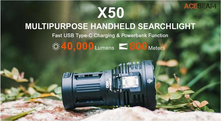 Actual product image AceBeam X50 (13.50 cm, 40000 lm)
