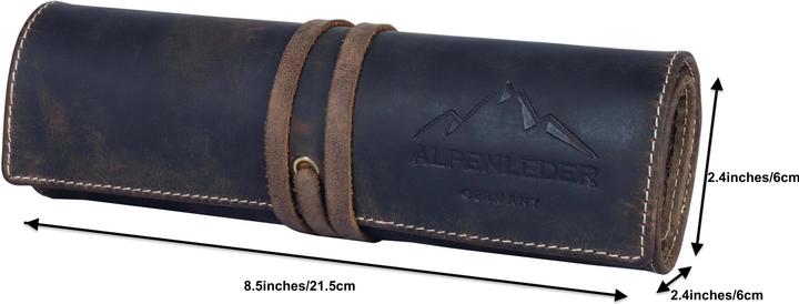 Actual product image Alpenleder Case Gfrett Dark Brown