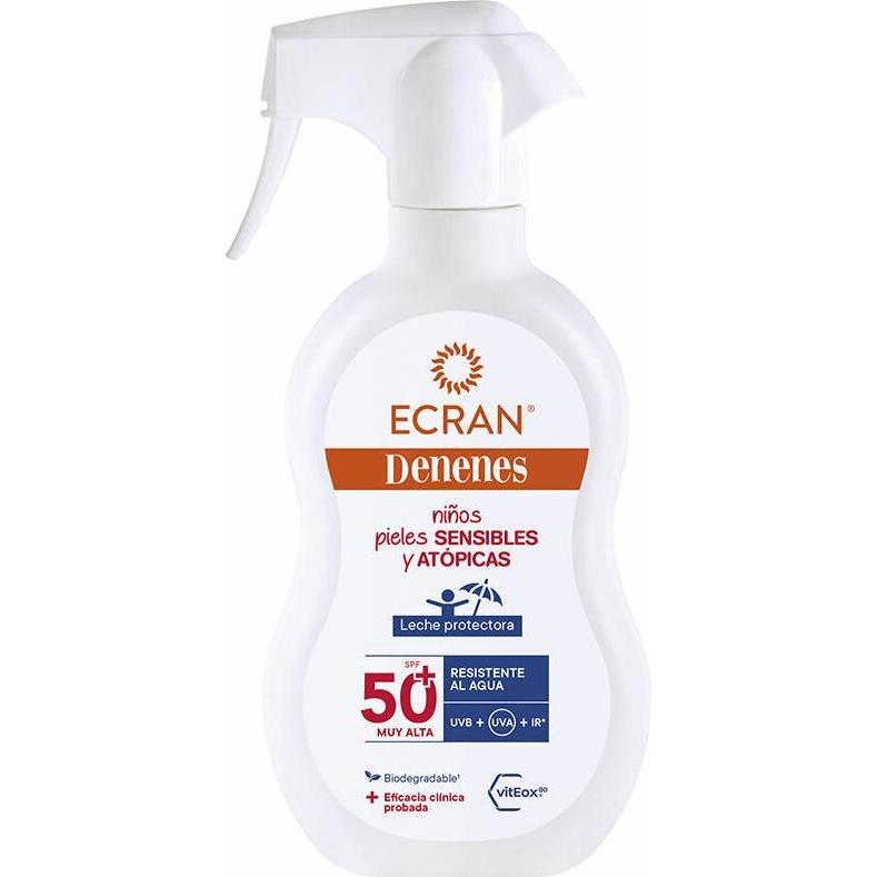 Ecran, Sonnencreme, Denenes Sensitive Leche Protectora Spf50 Pistola 300ml (Sonnenspray, SPF 50, 300 ml, 336 g)