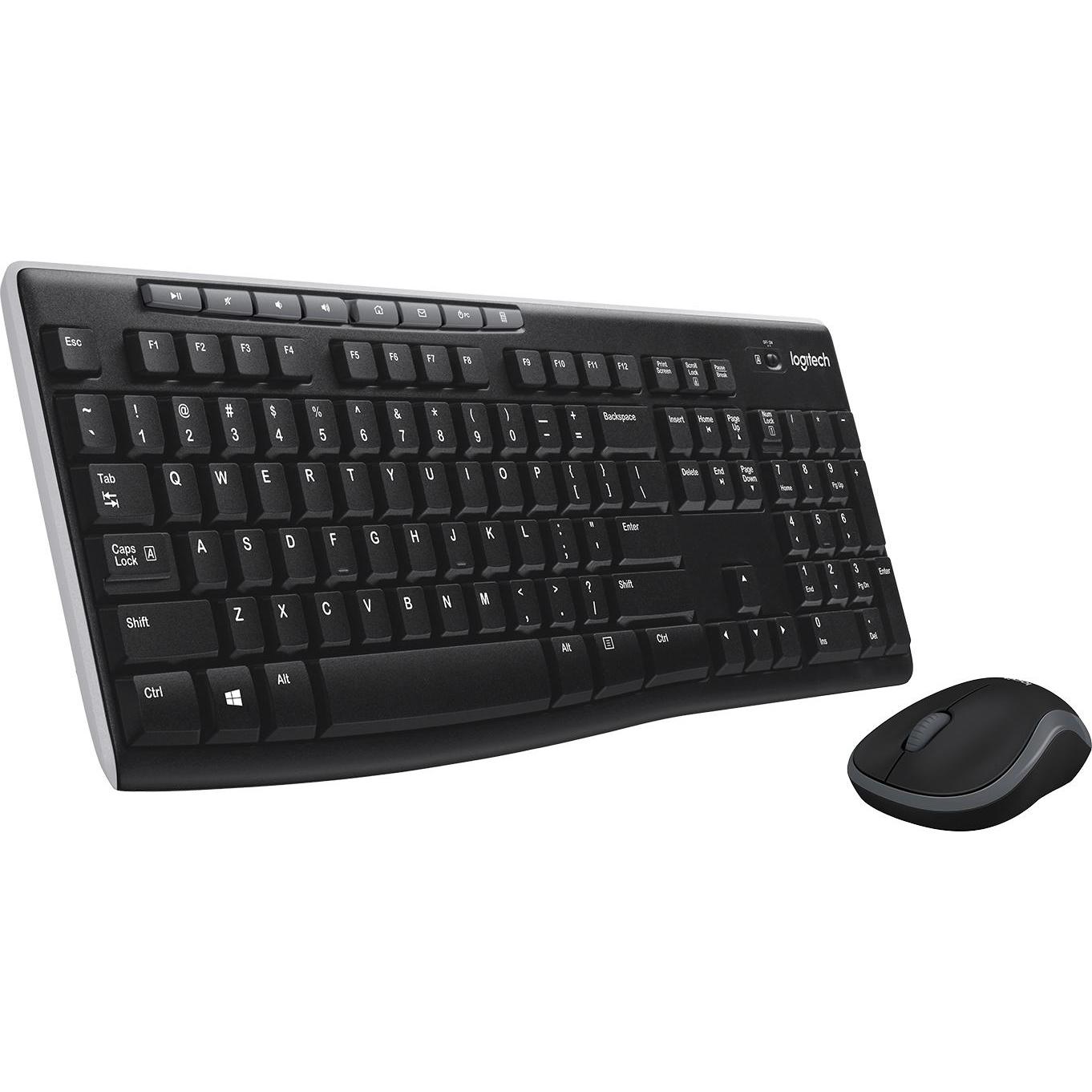 Thumbnail - Logitech MK270 Combo (DE, Kabellos), Tastatur, Schwarz