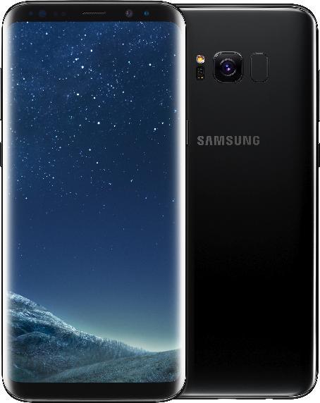 Actual product image Samsung Galaxy S8+ (64 GB, Midnight Black, 6.20", Single SIM, 4G)