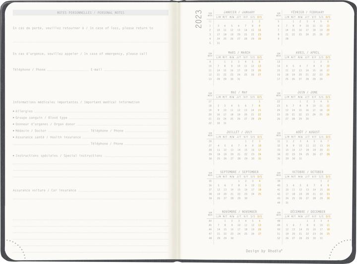 Actual product image Rhodia Webplanner (10 x 15 cm, French, English)