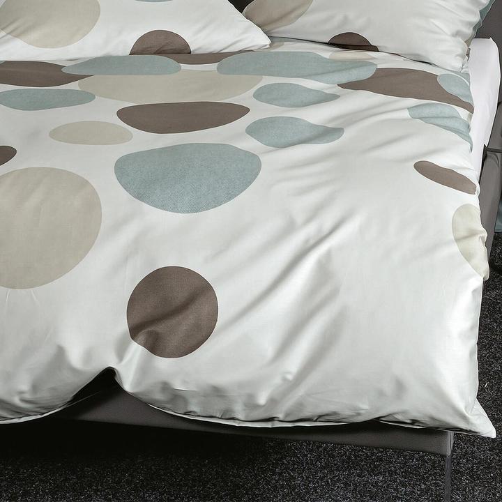 Image du produit Janine Mako-Satin linge de lit moments 98115 rayon de lune (Set de linge de lit, 155x220 cm + 80x80 cm)