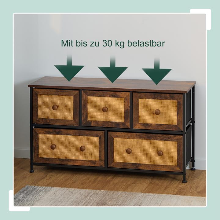 Produktbild Relaxdays Kommode (100 x 32.50 x 54.50 cm)