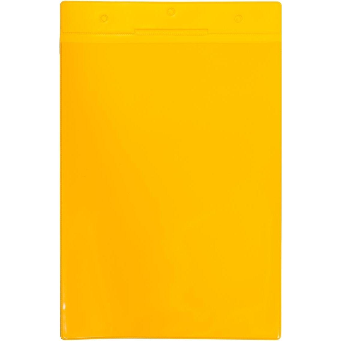 Tarifold, Informationsschild, Kennzeichnungshülle A4 gelb PVC VE=10 Stück