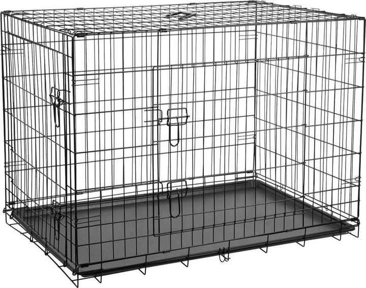 Rebel Metalowa klatka dla psa, kojec, rozmiar XXL 107x71x78 cm, ANIMALS