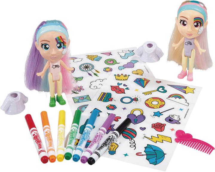 Produktbild Crayola Color n Style Rainbow Twins Färbung