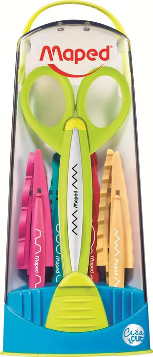 Actual product image Maped Scissors combi box 1xscissor rack 5xinterchangeable blades assorted colours