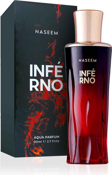 Actual product image Naseem Inferno Aqua Perfume for Men 80ml - Long Lasting Warm Clove & Elemi Scent (Eau de parfum, 80 ml)