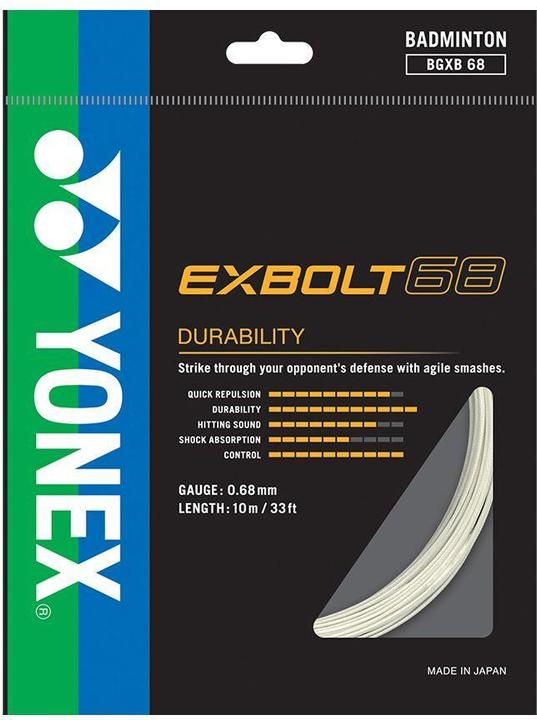 Actual product image Yonex Exbolt 68