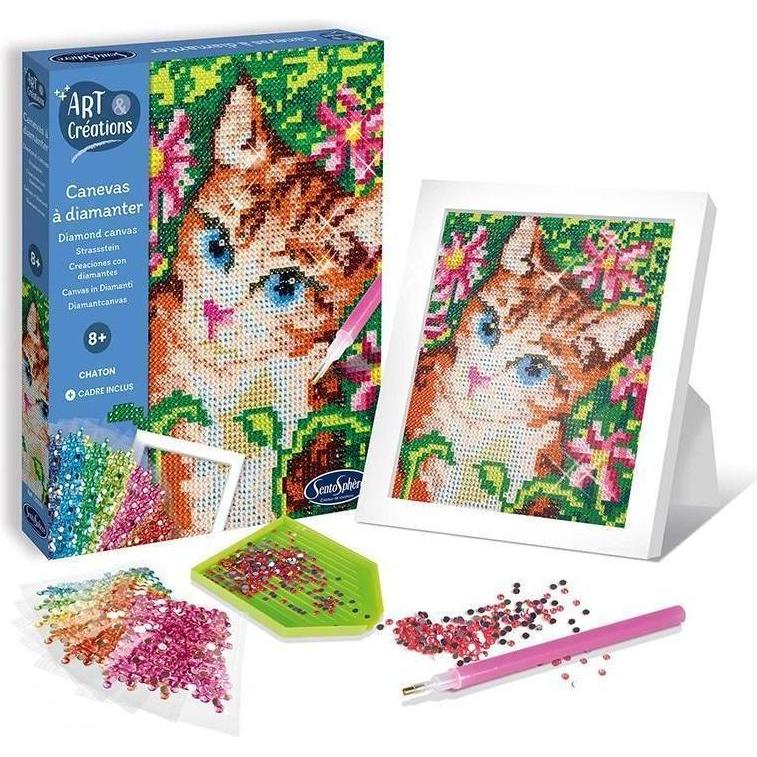 Thumbnail - Sentosphere Strasssteinbild Katze