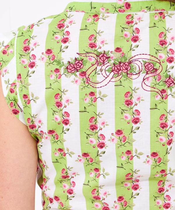 Actual product image Joe Browns Stripe Rose Tie-Waist Dress (36)