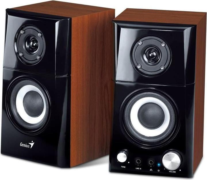 Produktbild Genius 31730032400 loudspeaker 2-way Black, Wood Wired (14 W)