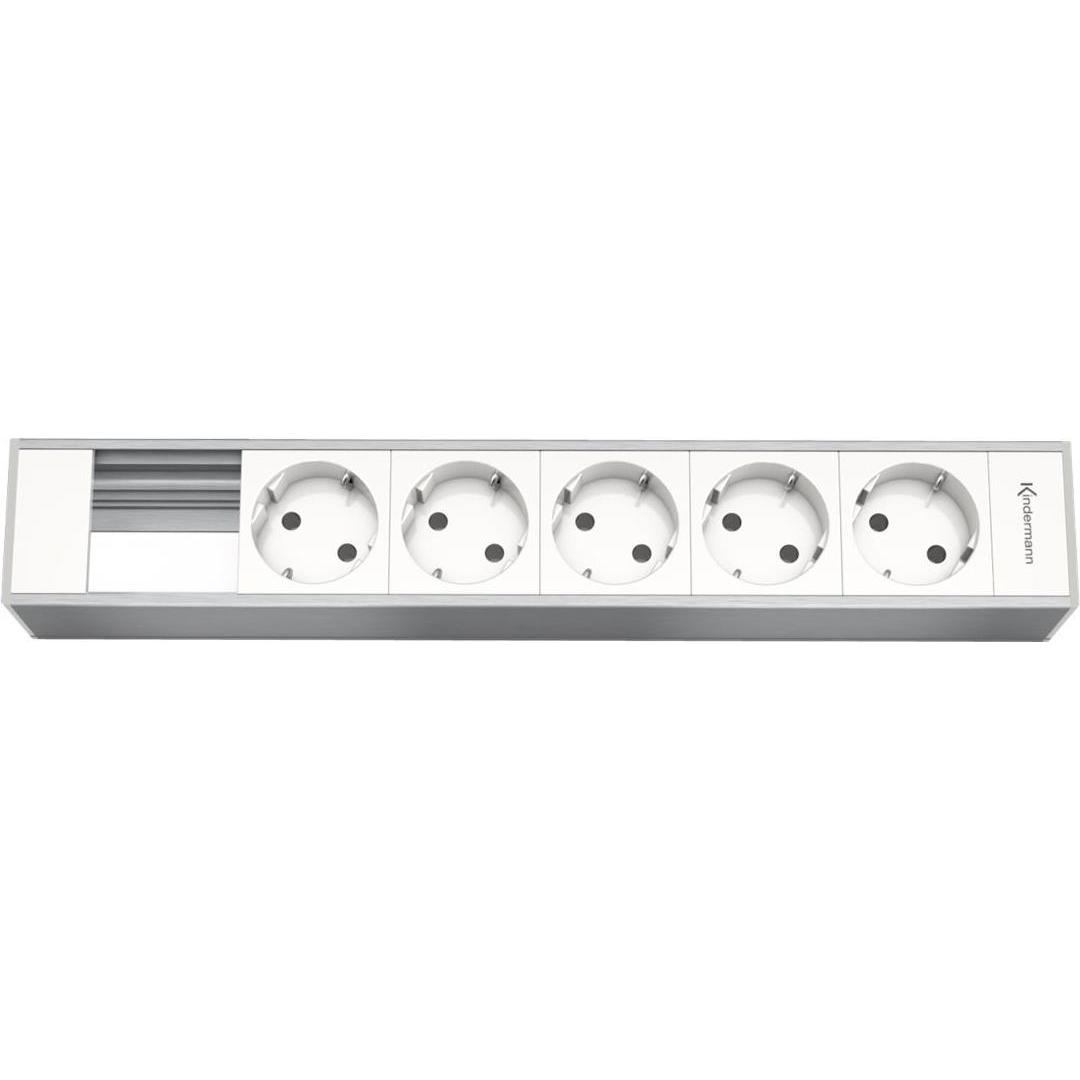 Kindermann, Steckdosenleiste, Module Panel for 6 Plates (6 x)