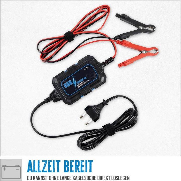 Actual product image Güde - Automatik Batterieladegerät GAB 12V/6V-1A (12V, 6V, 1 A)