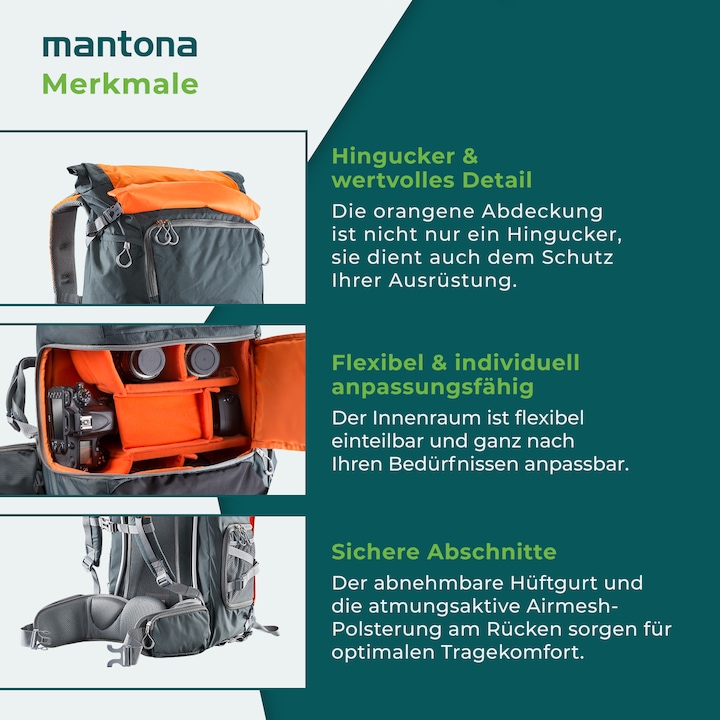 Actual product image mantona Elements PRO 50 (Photo backpack, 53 l)