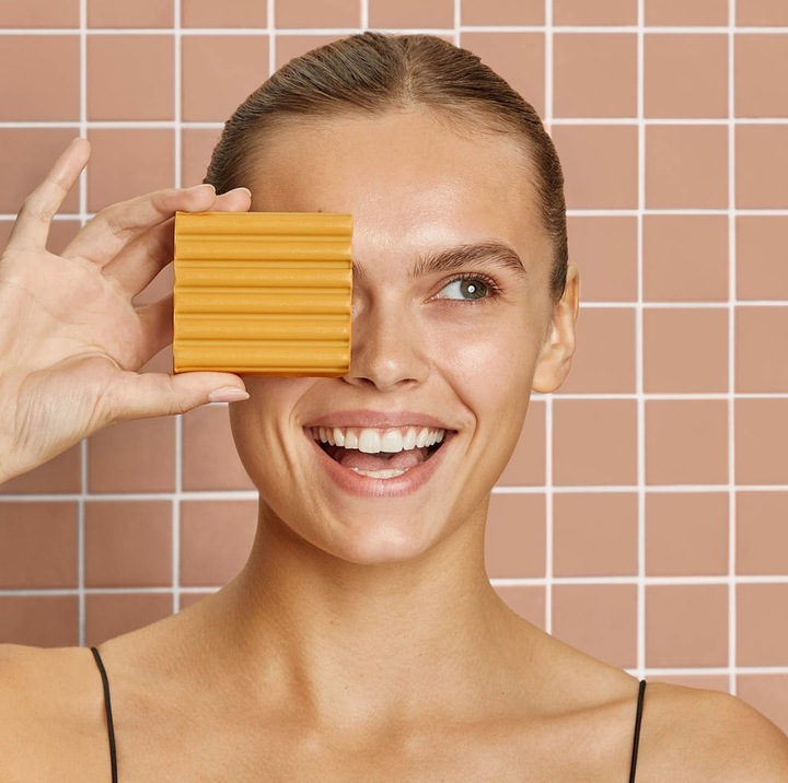 Actual product image Kitsch Kojic acid face and body bar with turmeric