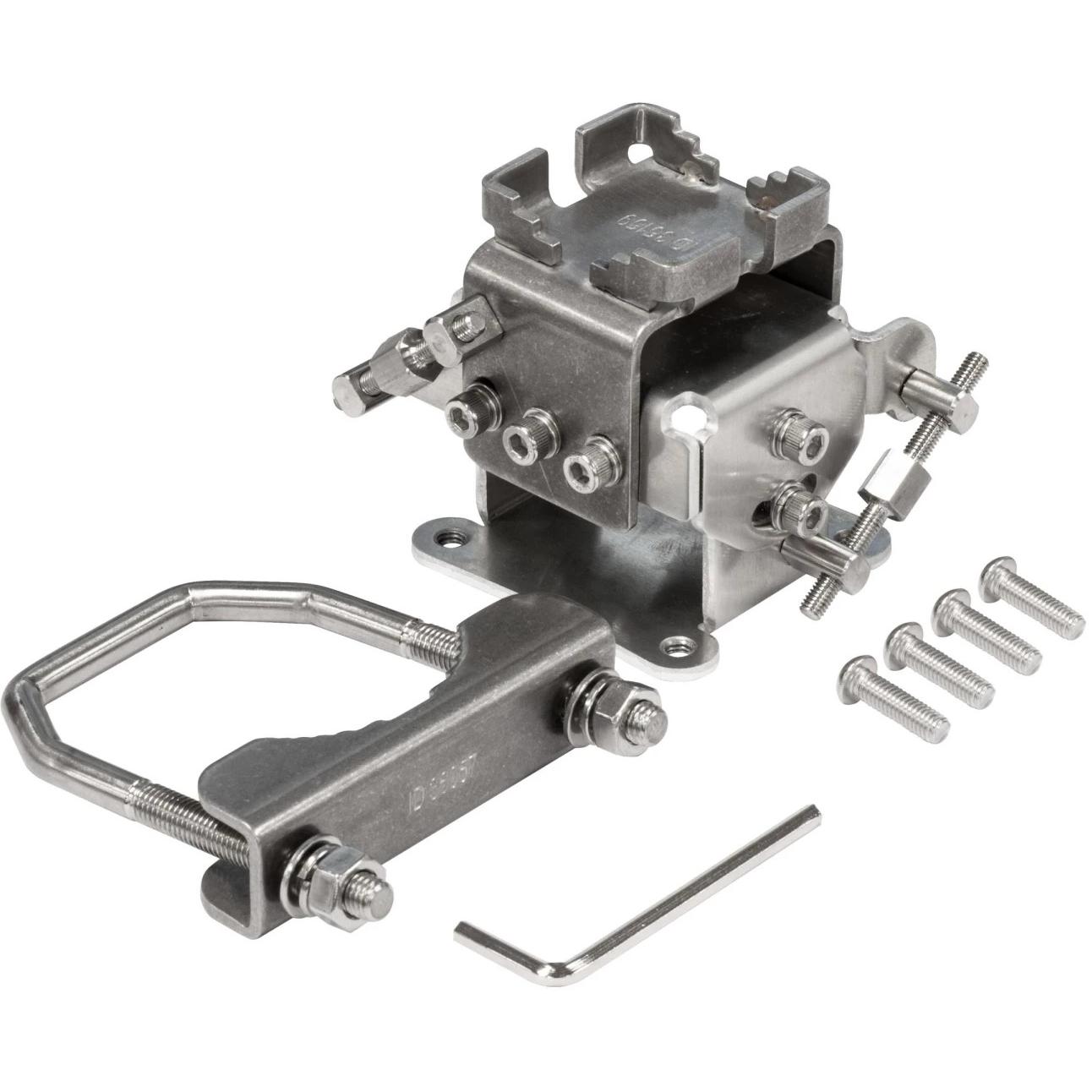 MikroTik SOLIDMOUNT - Präzisions-Ausrichtungshalterung aus Metall für Produkte der LHG-Serie (Wandhalterung), Netzwerk Z...