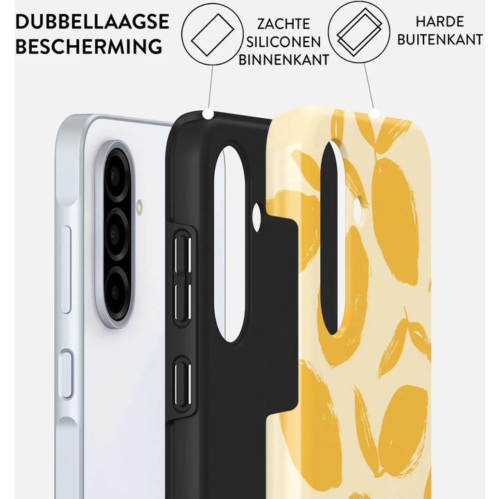 Actual product image Burga Tough Case Samsung Galaxy A36 - Lemon Tart (Samsung Galaxy A36)
