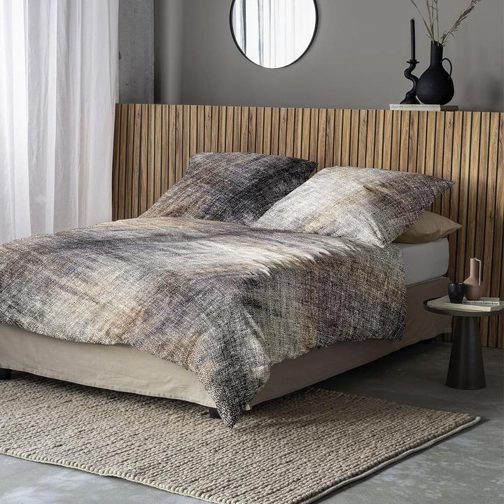 Actual product image Irisette Fluffy cotton bed linen sable grey 8550 (Bedding set, 135x200 cm + 80x80 cm)