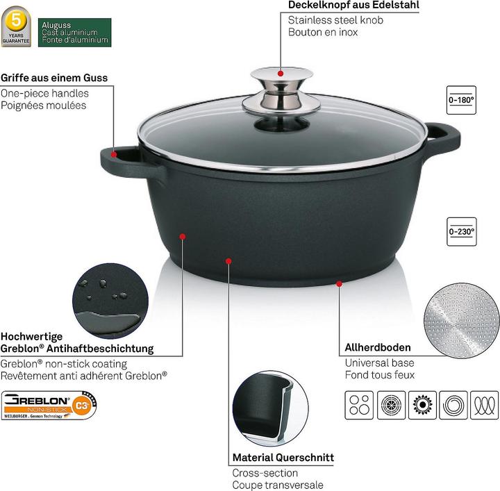 Produktbild Kela Kerros (Kochtopf, Aluminiumguss, 24 x 10.50 cm)