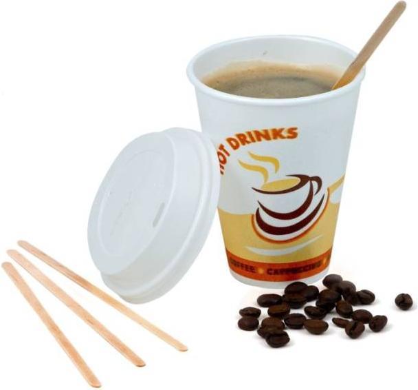 Actual product image Wimex.eu Wooden stirring sticks 14cm - 1000 pieces (1000 x)