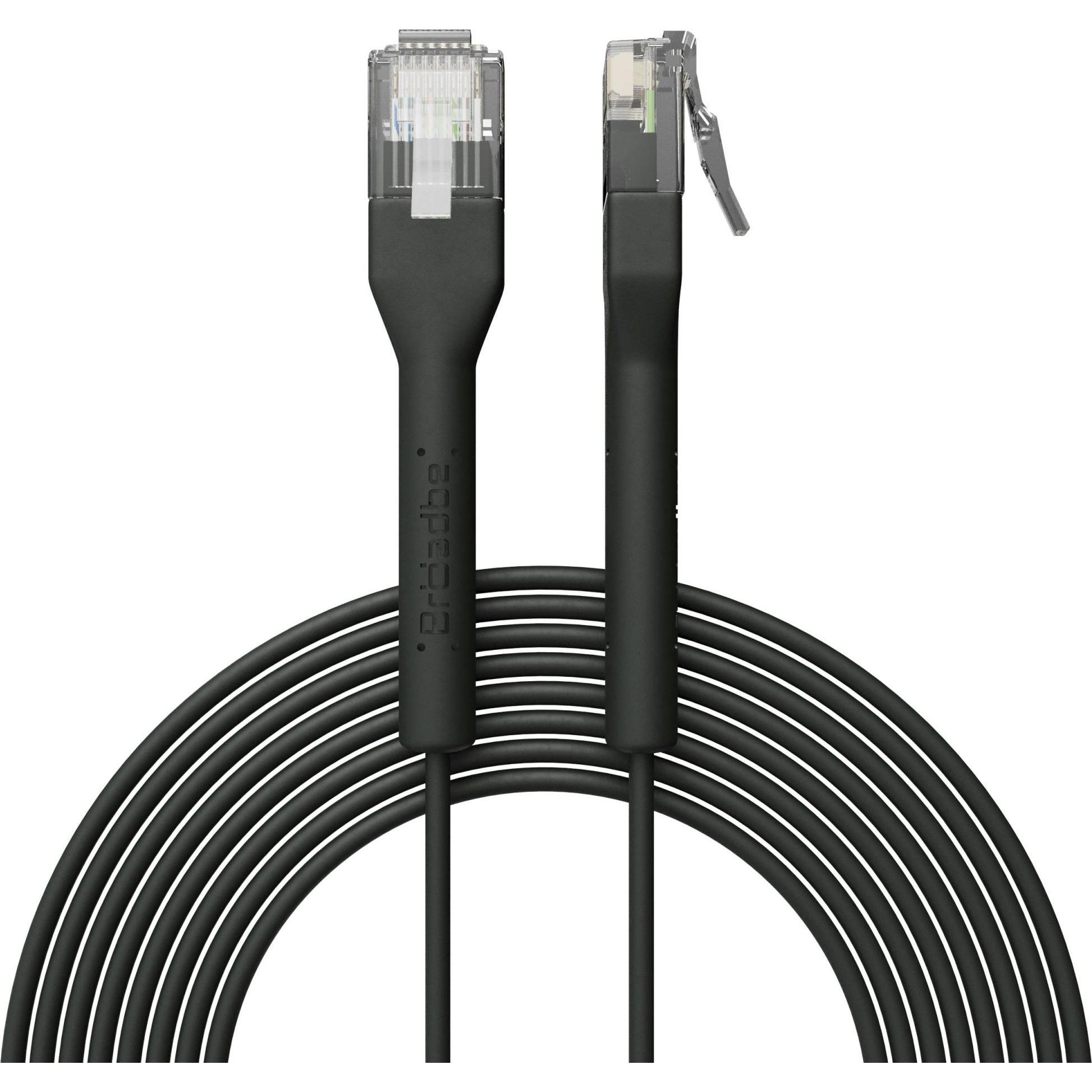Broadbe Slim Patch Cable 5G Black 3m Cable-Patch-Cat6-BK-3M-Slim (CAT6, 3 m), Cavo di rete