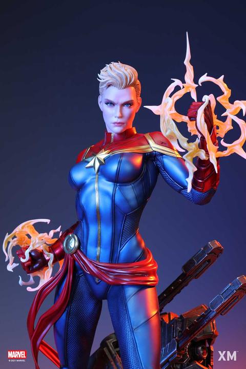 Actual product image XM Studios Marvel Comics "Captain Marvel" 1/4 Statue