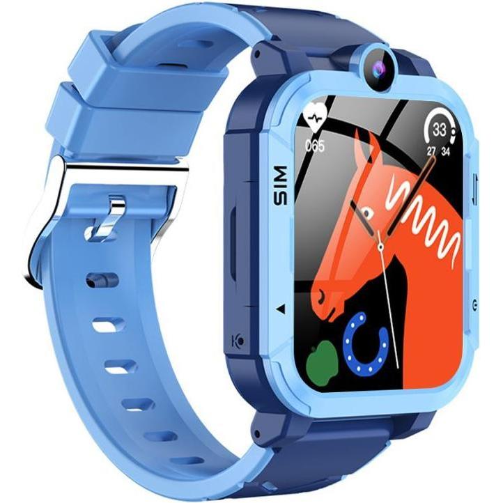 Blackview Z20 (Montre Connectée pour enfant - 1.83" - Support Sim 4G - Appels Vidéo 4G) Bleu, Smartwatch