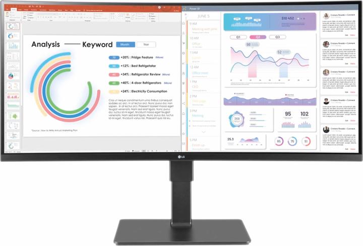 Actual product image LG 34BQ77QB-B (3440 x 1440 pixels, 34")