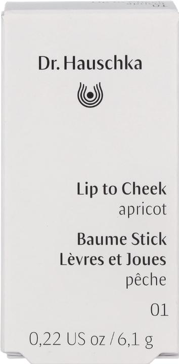 Productafbeelding Dr. Hauschka Lip naar wang (01 Abrikoos, Markeerstift, 6.10 g)