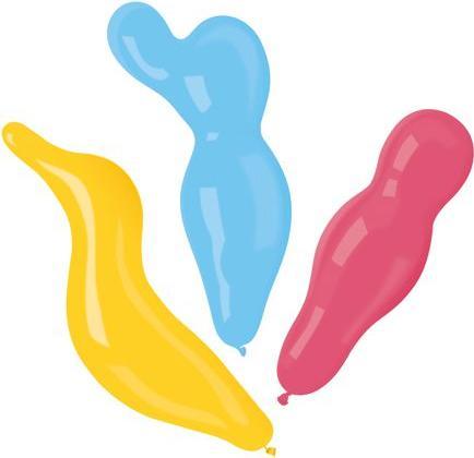 Produktbild Papstar Luftballons farbig sortiert Figures Figures (8 x)
