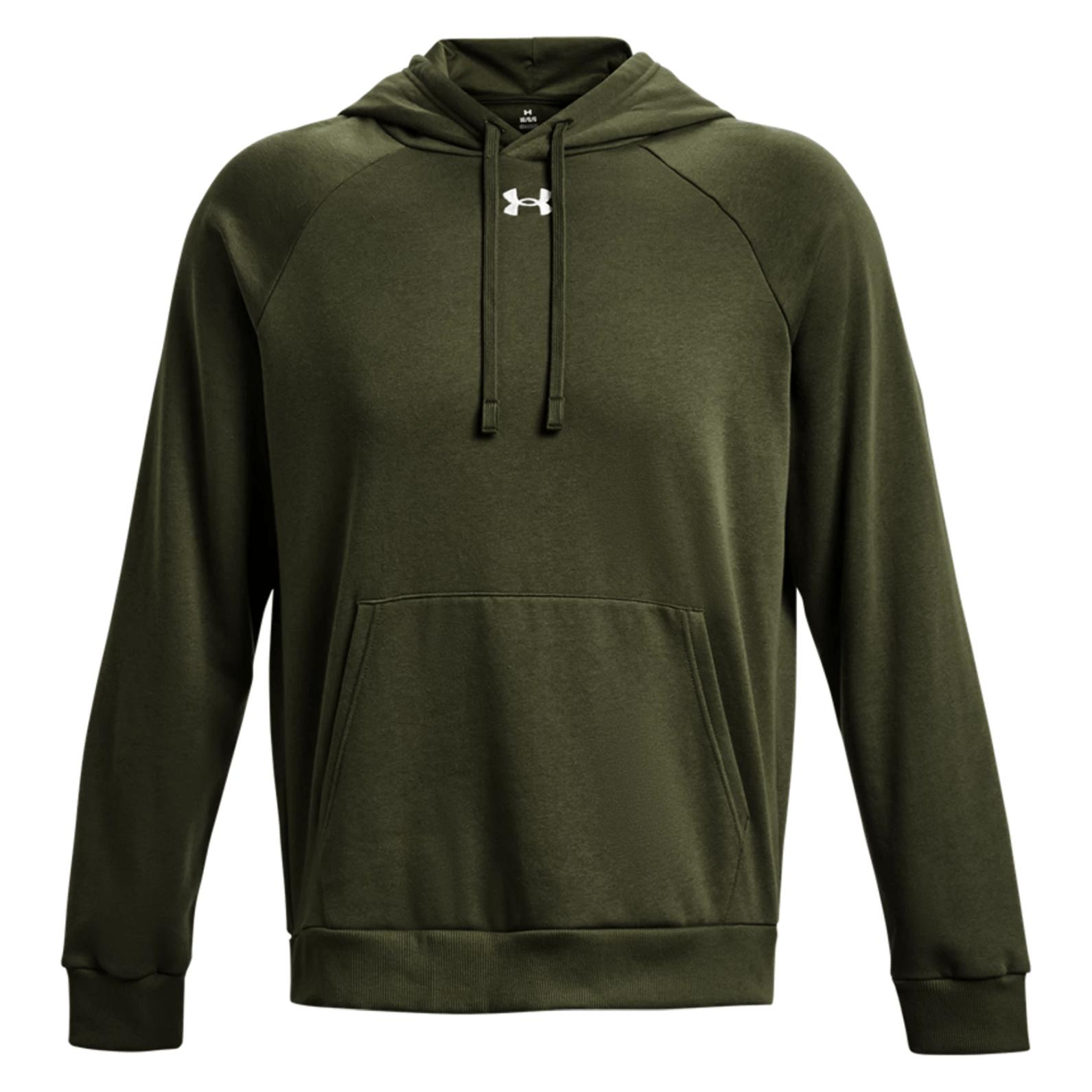 Christina Aguilera, Mannen, Springer, Under Armour Rival Fleece Hoodie Groen Man, Groen, (Xl)