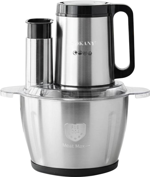 Produktbild Sokany Multizerkleinerer 800W 3L Inox 6in1 (3000 ml, 800 W)
