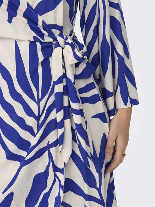 Image du produit JdY Coupe normale Col en V Volume des manches Robe midi (S)