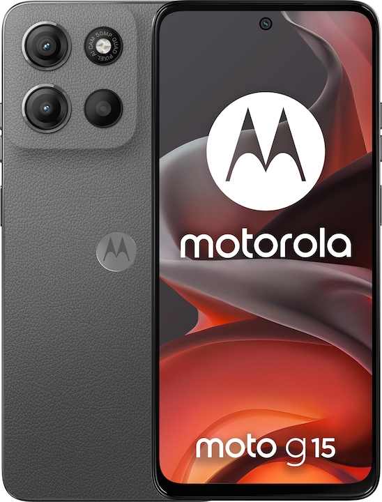 Actual product image Motorola moto g15 (512 GB, Gravity grey, 6.72", Dual SIM, 50 Mpx, 4G)