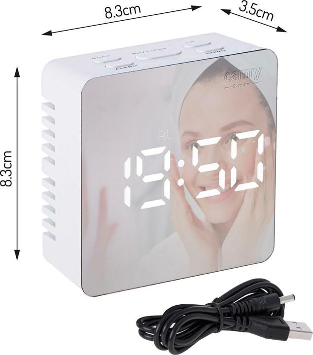 Actual product image Camry Alarm Clock CR 1150w Baltas