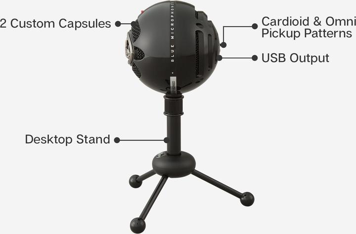 Actual product image Blue Snowball