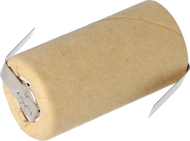 Actual product image AccuCell Akku Sub-C mit Lötfahne in Z-Form (3000 mAh)