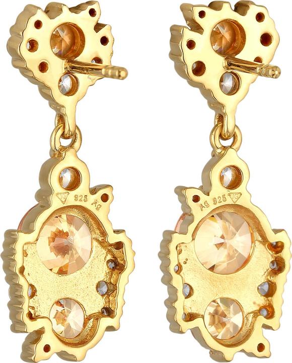Produktbild Elli Kristall Ohrhänger (Zirkonia, 925 Sterling Silber vergoldet)