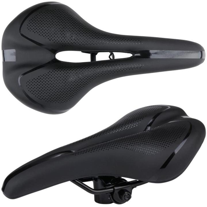 Dunlop Fahrrad-Gel-Sattel 14,5x9x27 cm