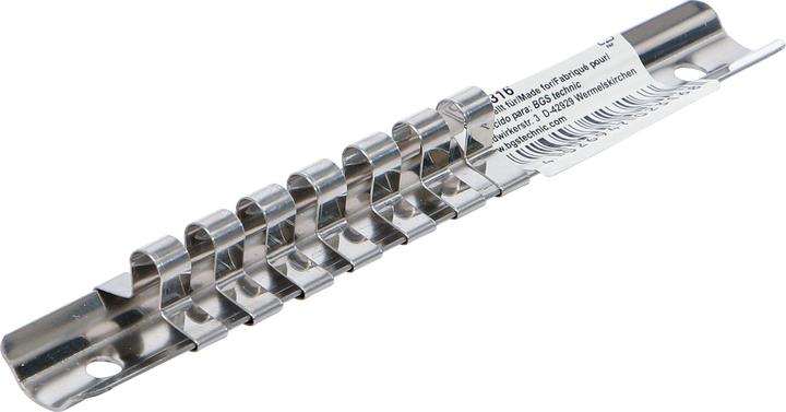 Produktbild BGS Aufsteckschiene mit 7 Clips 6,3 mm (1/4")