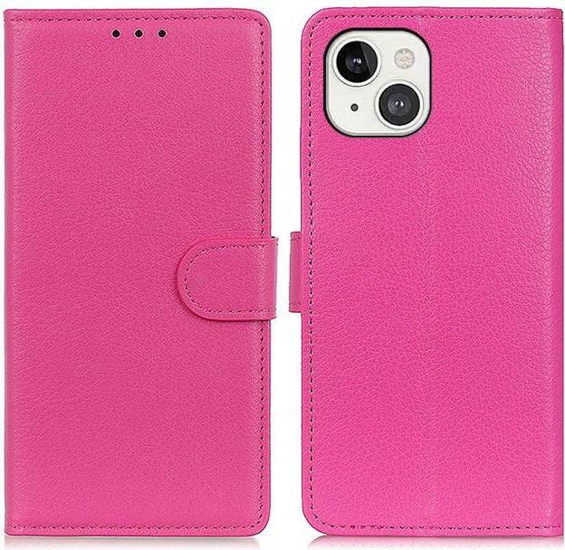 Produktbild MU Classic Litchi Leder Bookcover Series (Apple iPhone 13)