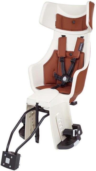 Actual product image bobike Exclusive Tour Plus LED - frame-mounted bike seat Cinnamon brown