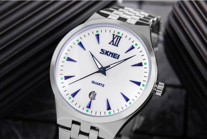 Immagine prodotto Skmei 9071BU-B Herrenuhr + BOX (Orologio da polso analogico, 38 mm)